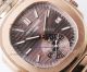 Patek Philippe Nautilus Two Tone Rose Gold Blue Dial Fake Watches (5)_th.jpg